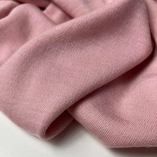 100% MERINO INTERLOCK 14 DIRTY PINK