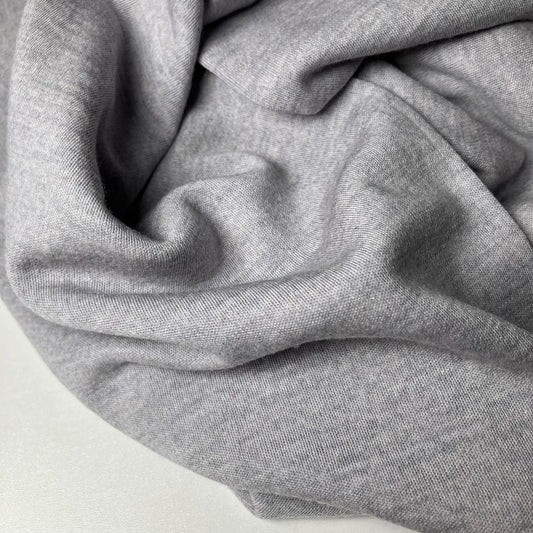 100% MERINO INTERLOCK 28 JASNY SZARY MELANŻ