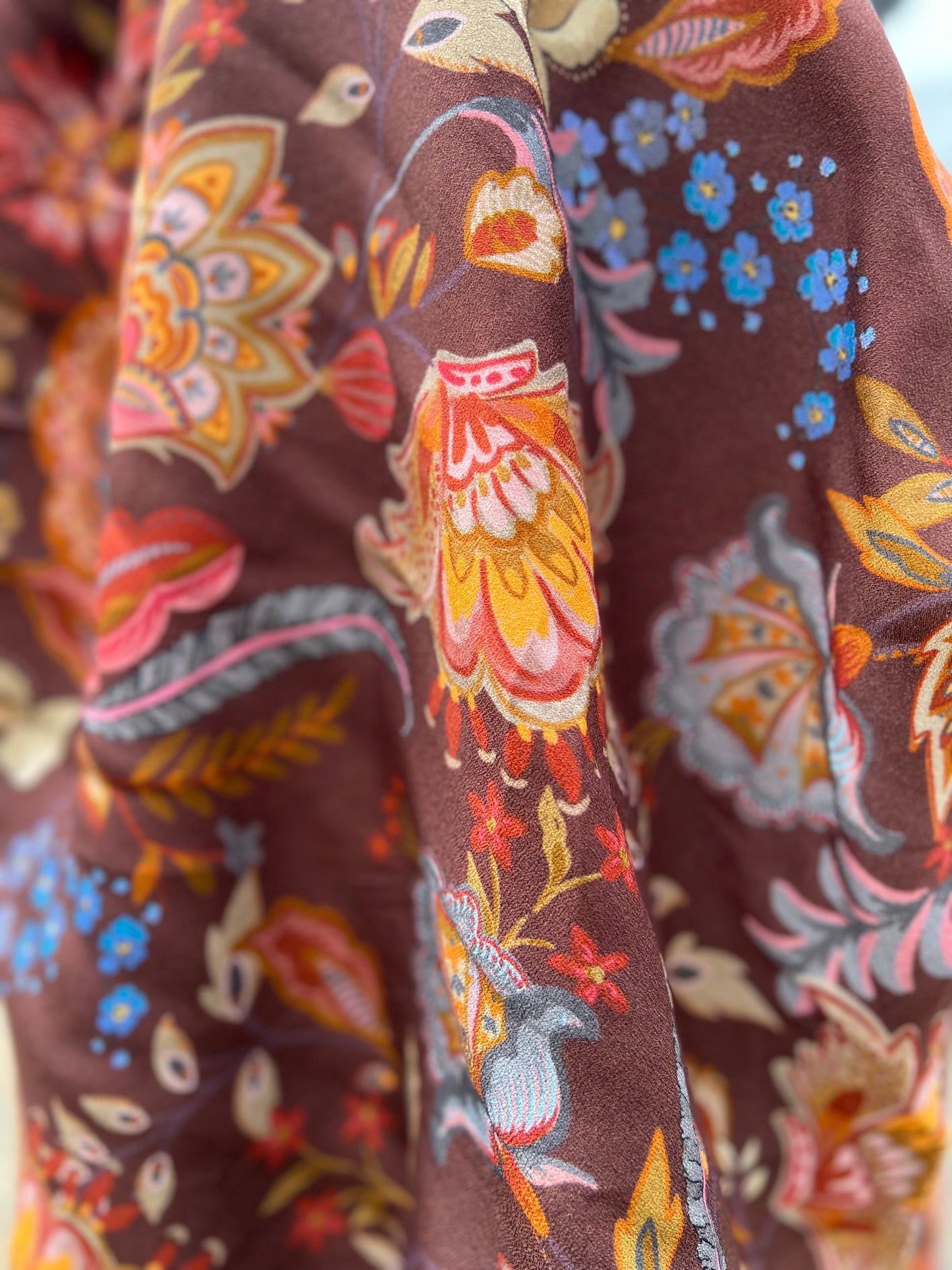 TKANINA 100% WISKOZA - BOHO PAISLEY - 09