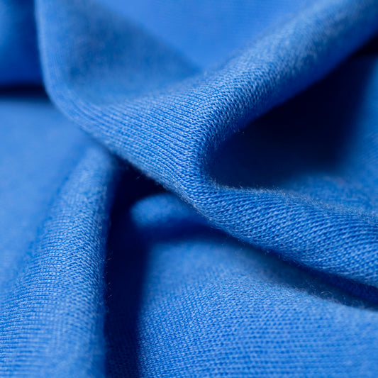 100% MERINO INTERLOCK 16.5 MICRONA JASNY NIEBIESKI - TOTALNA MIĘKKOŚĆ