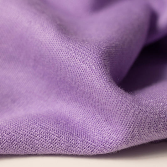 100% MERINO INTERLOCK 37 LAWENDA GŁADKI 250 GSM