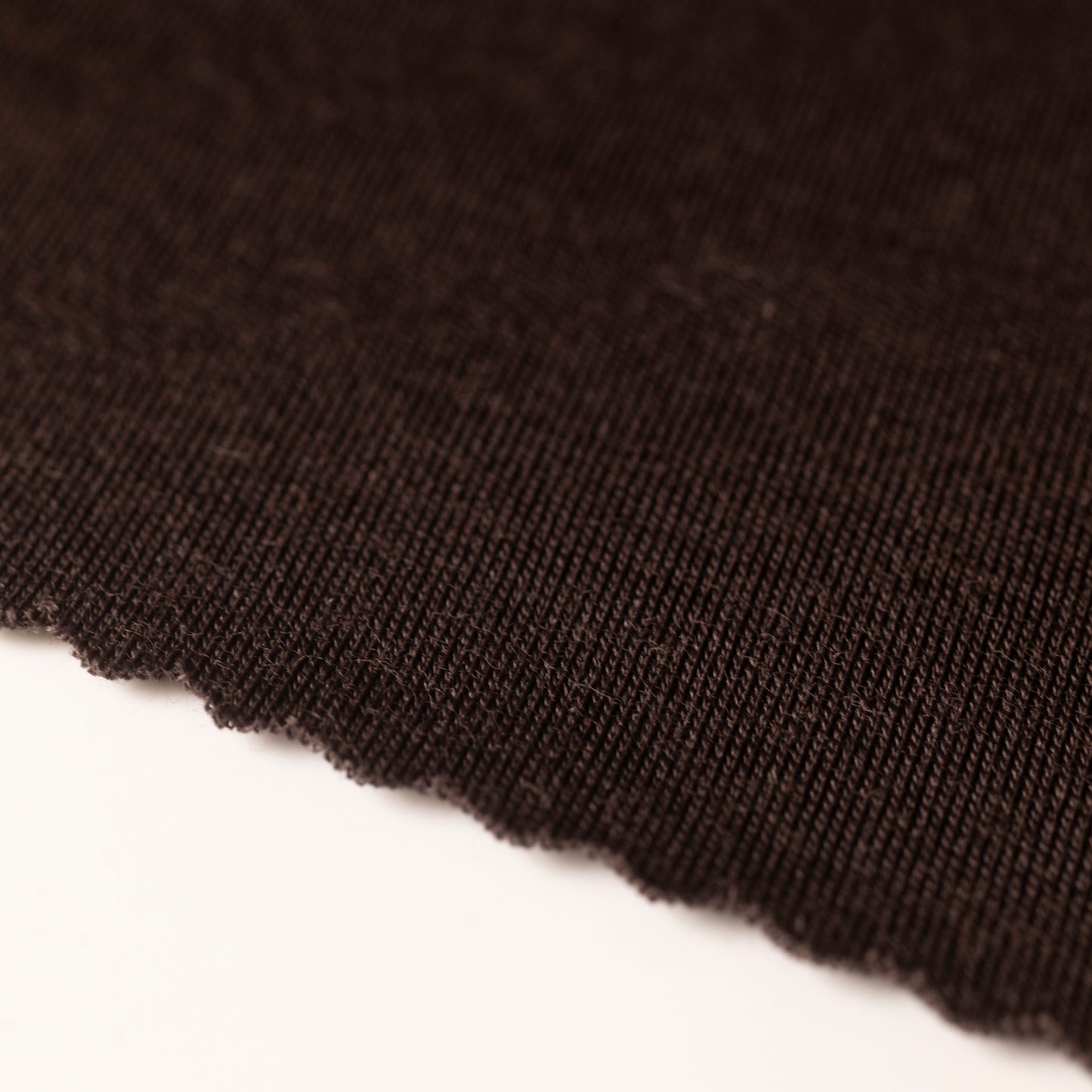 100% MERINO INTERLOCK 185cm GORZKA CZEKOLADA - nowość