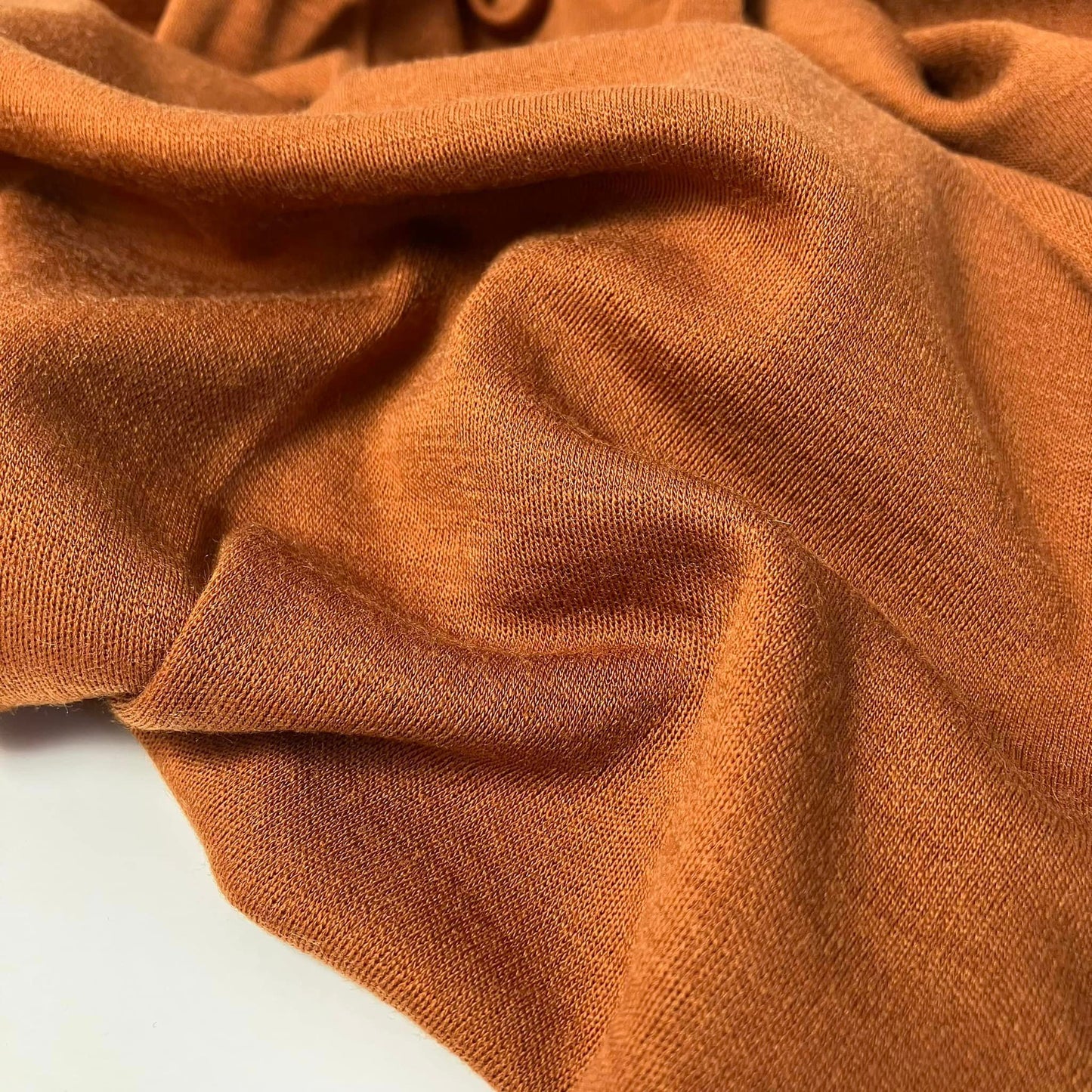 100% MERINO INTERLOCK 08 CARAMEL 260 GSM