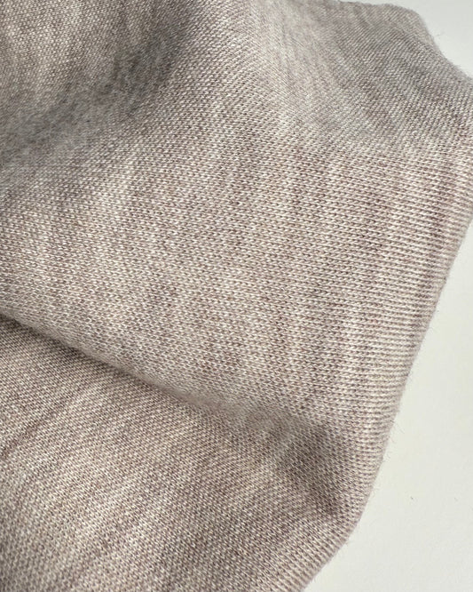 100% MERINO INTERLOCK 41 SAND - nowość