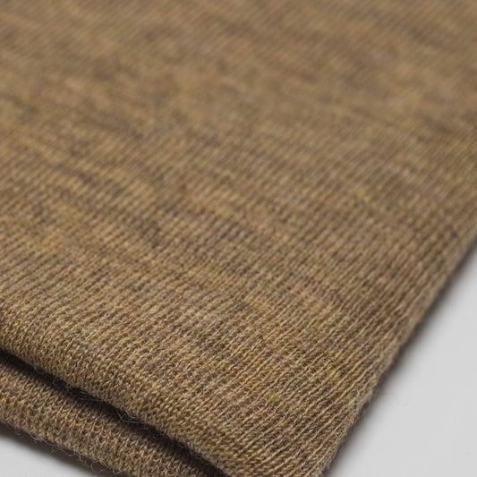 100% MERINO RIB KNIT FABRIC 180 GSM CANE SUGAR