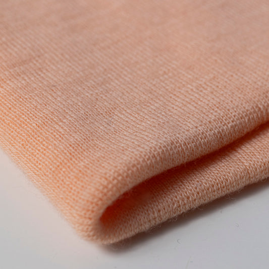 100% MERINO RIB W TUBIE BRZOSKWINIA