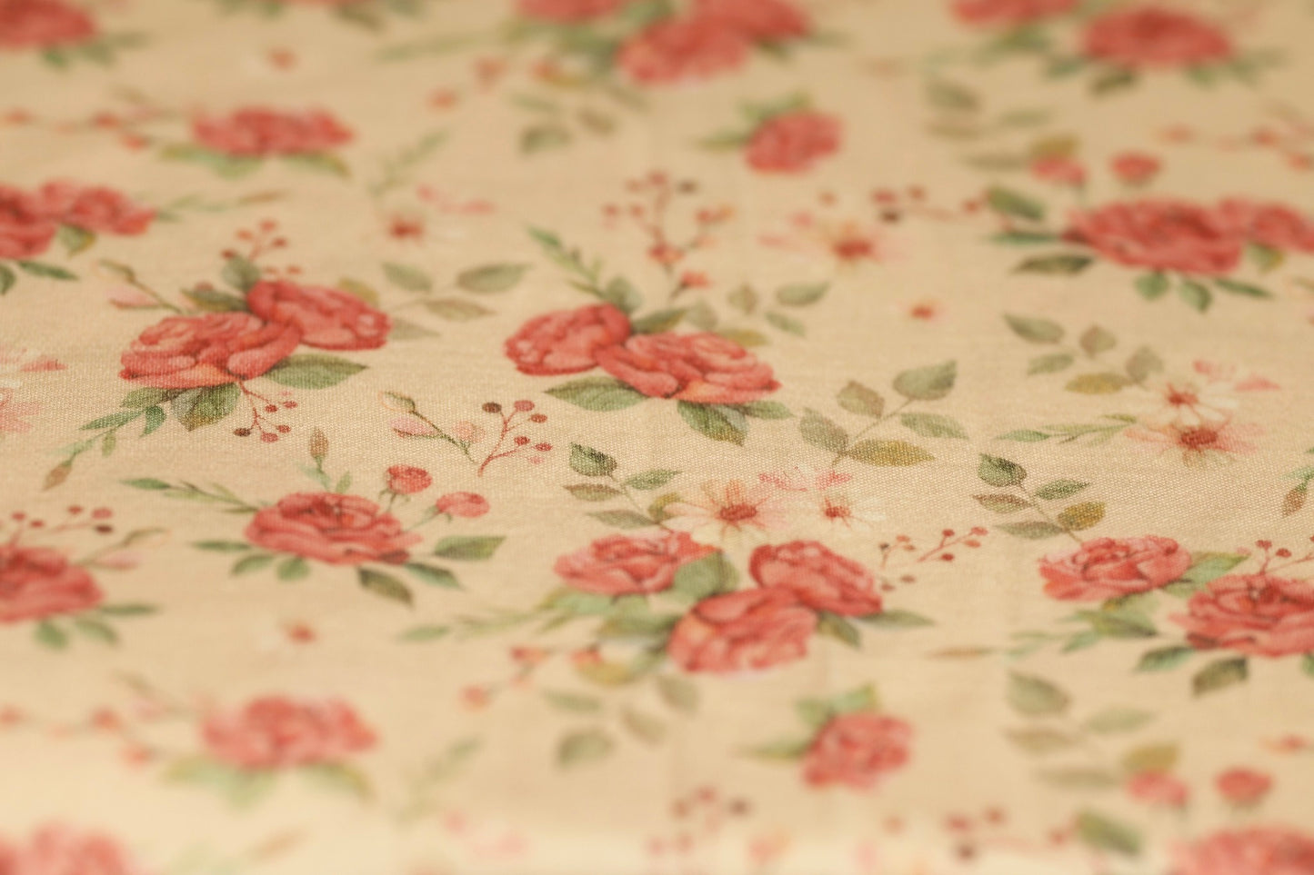 NEW! 100% MERINO WOOL INTERLOCK PRINTED - FLOWERS
