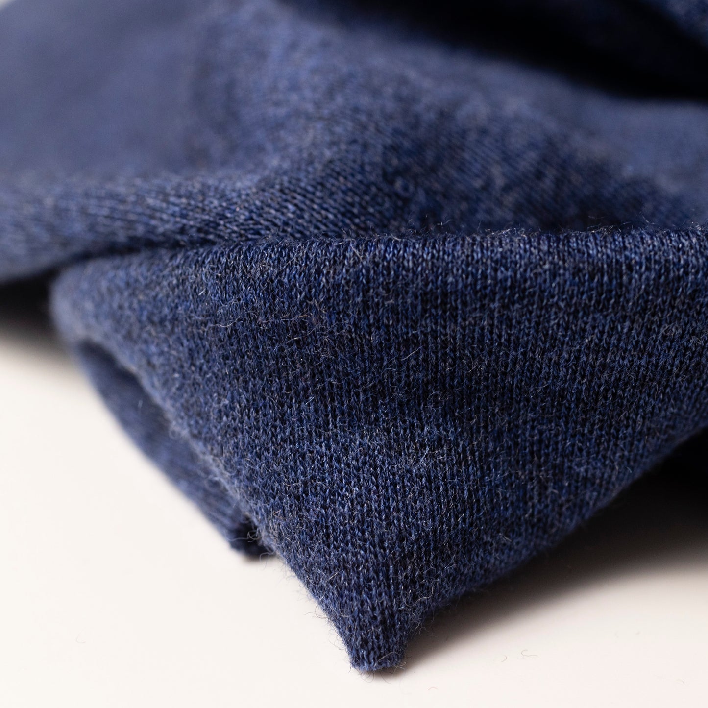 100% MERINO INTERLOCK 19 DENIM MELANGE