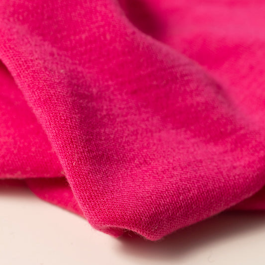 100% MERINO INTERLOCK 12 MALINA