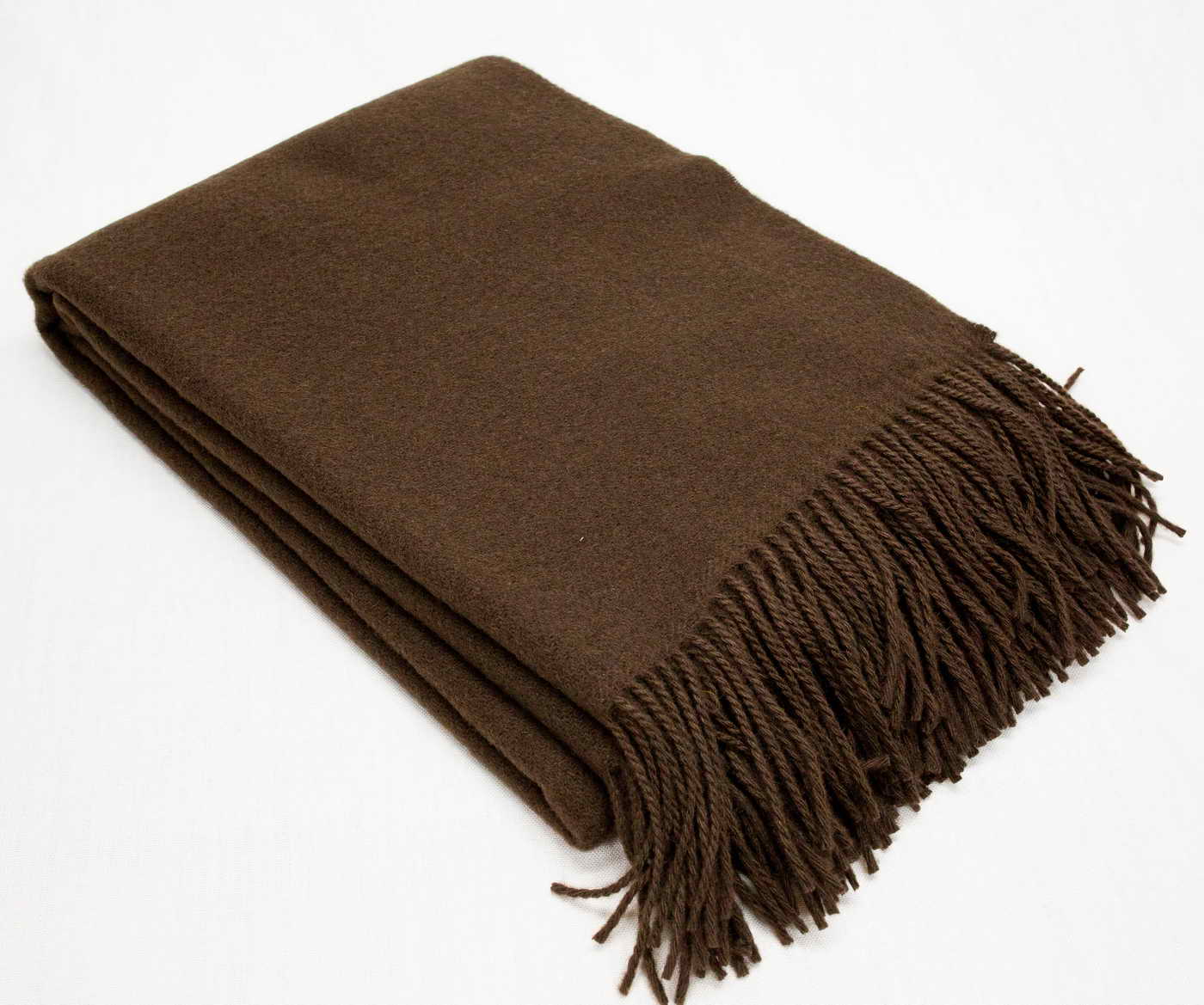 KOC 200x140cm / 100% WEŁNA MERINO - chocolate