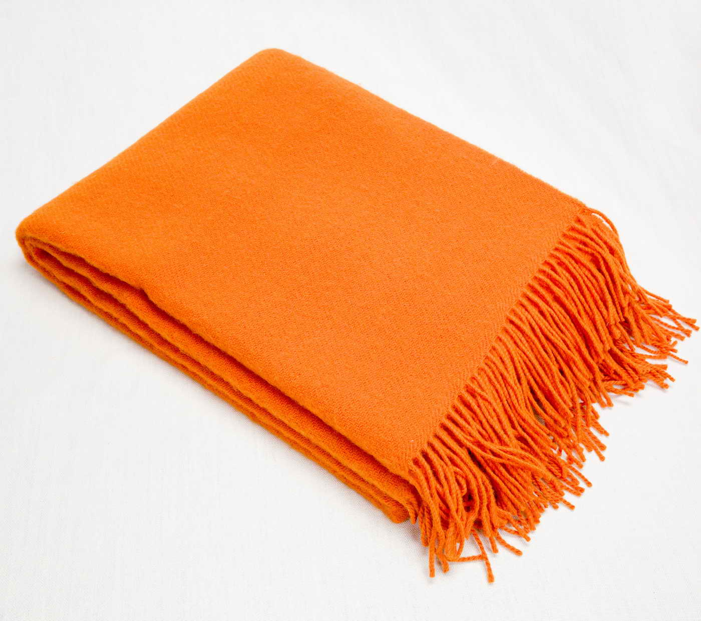 KOC 200x140cm / 100% WEŁNA MERINO - rust