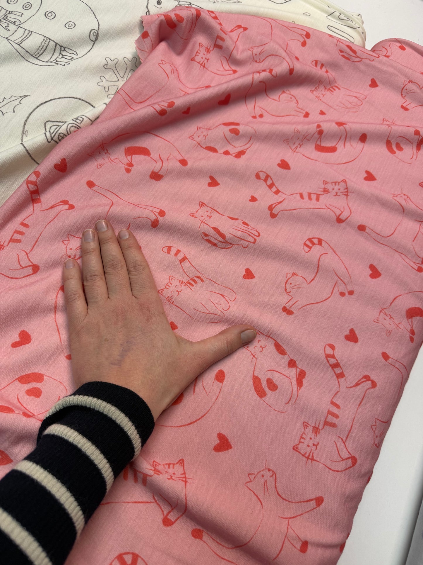 DRESÓWKA PĘTELKA DRUKOWANA 100% merino 200 gsm - KOTY