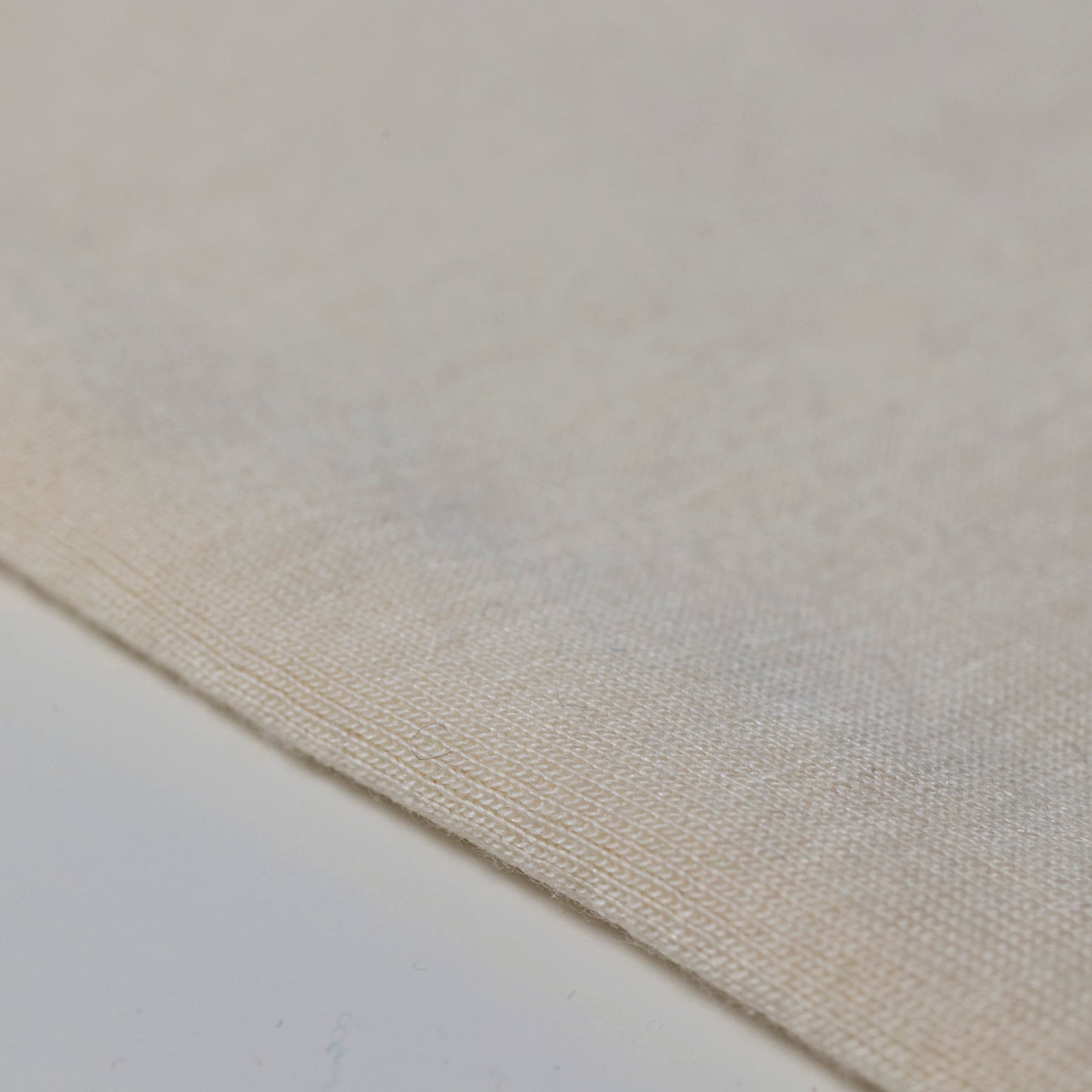 MERINO JEDWAB DZIANINA RIB METRAŻ NATURAL WHITE - nowość