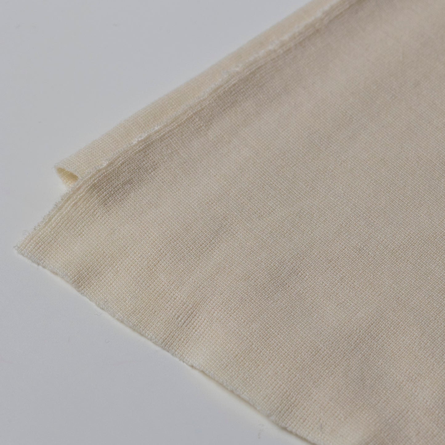 MERINO JEDWAB DZIANINA RIB METRAŻ NATURAL WHITE - nowość