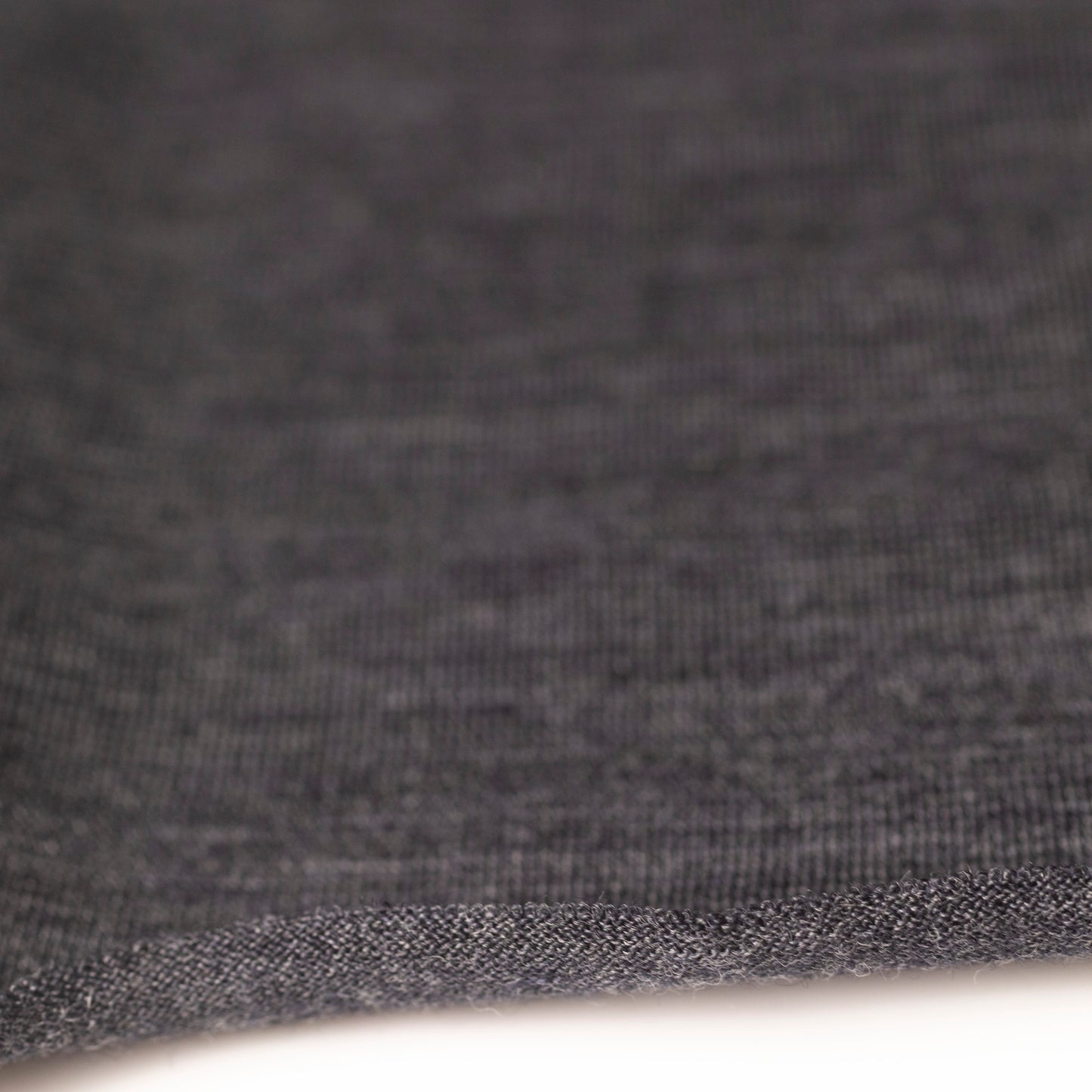 SINGLE JERSEY SOFT 100% MERINO GOTS - CZARNY MELANŻ - nowość
