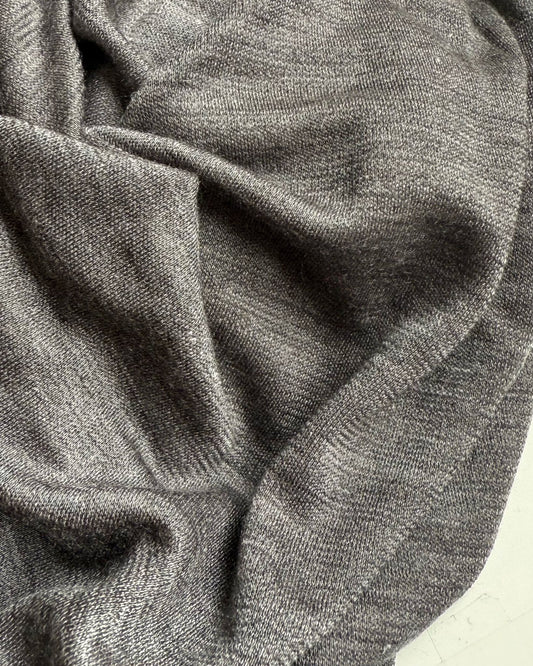 INTERLOCK 120 GSM TENCEL MERINO - SZARE ZŁOTO!