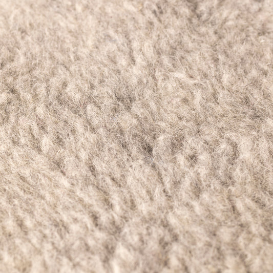 TEDDY BEAR FLEECE MERINO WOOL - WHITE
