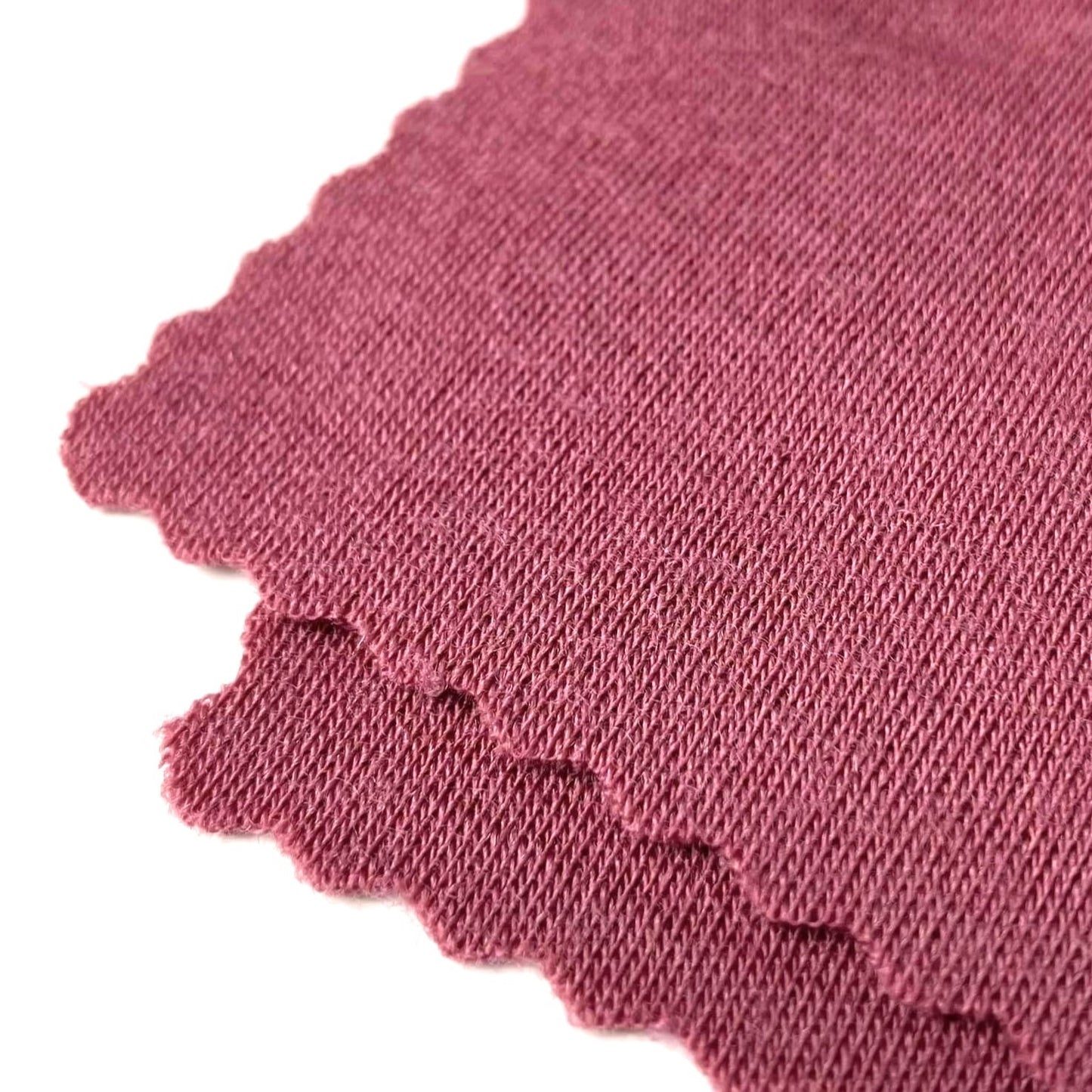 100% MERINO RIB KNIT FABRIC 180 GSM OLD PINK