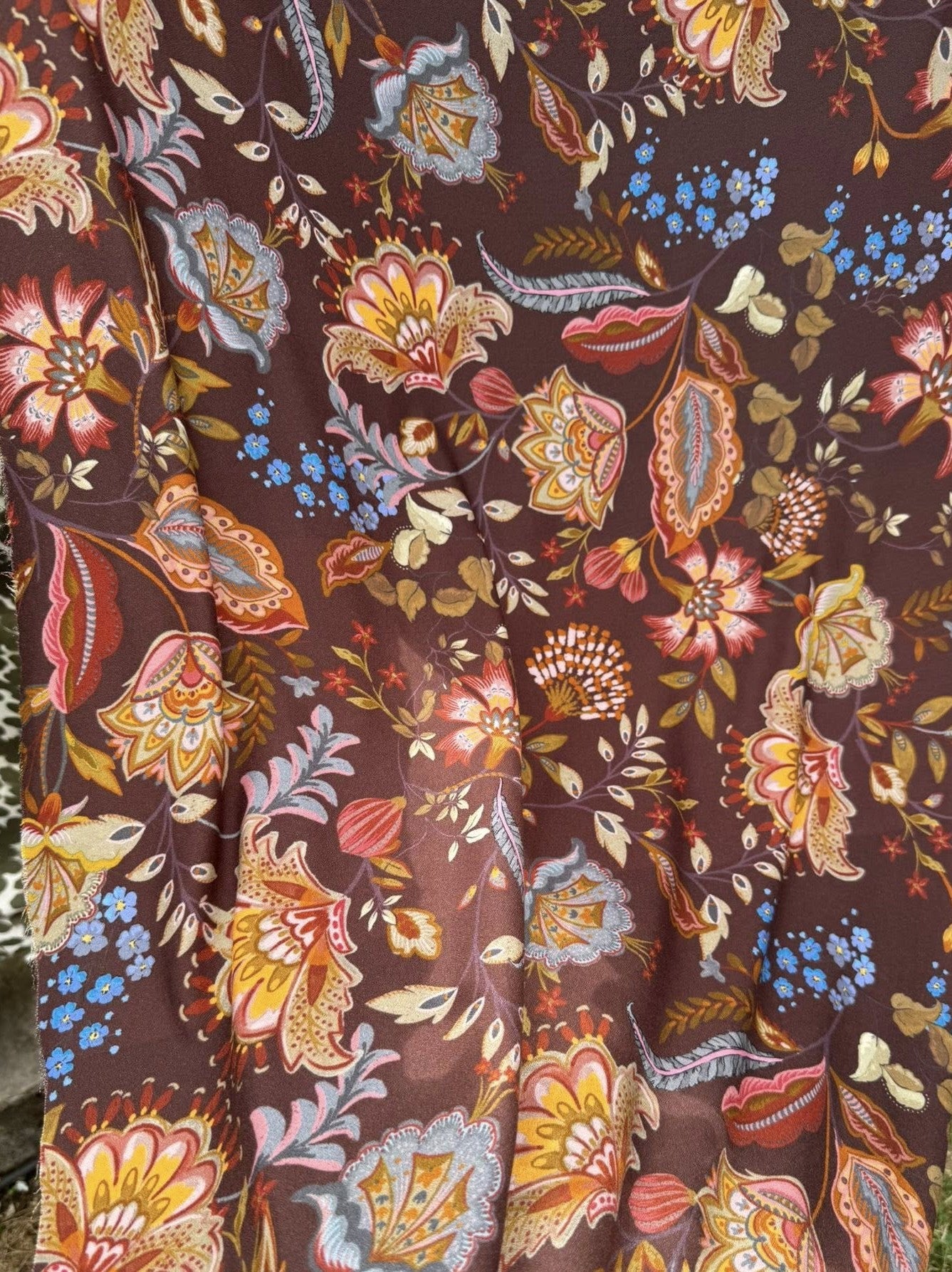 TKANINA 100% WISKOZA - BOHO PAISLEY - 09