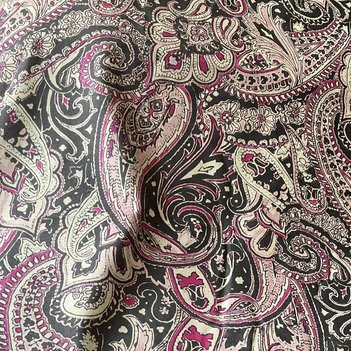 TKANINA WEŁNIANA DRUKOWANA ORNAMENTY - 716