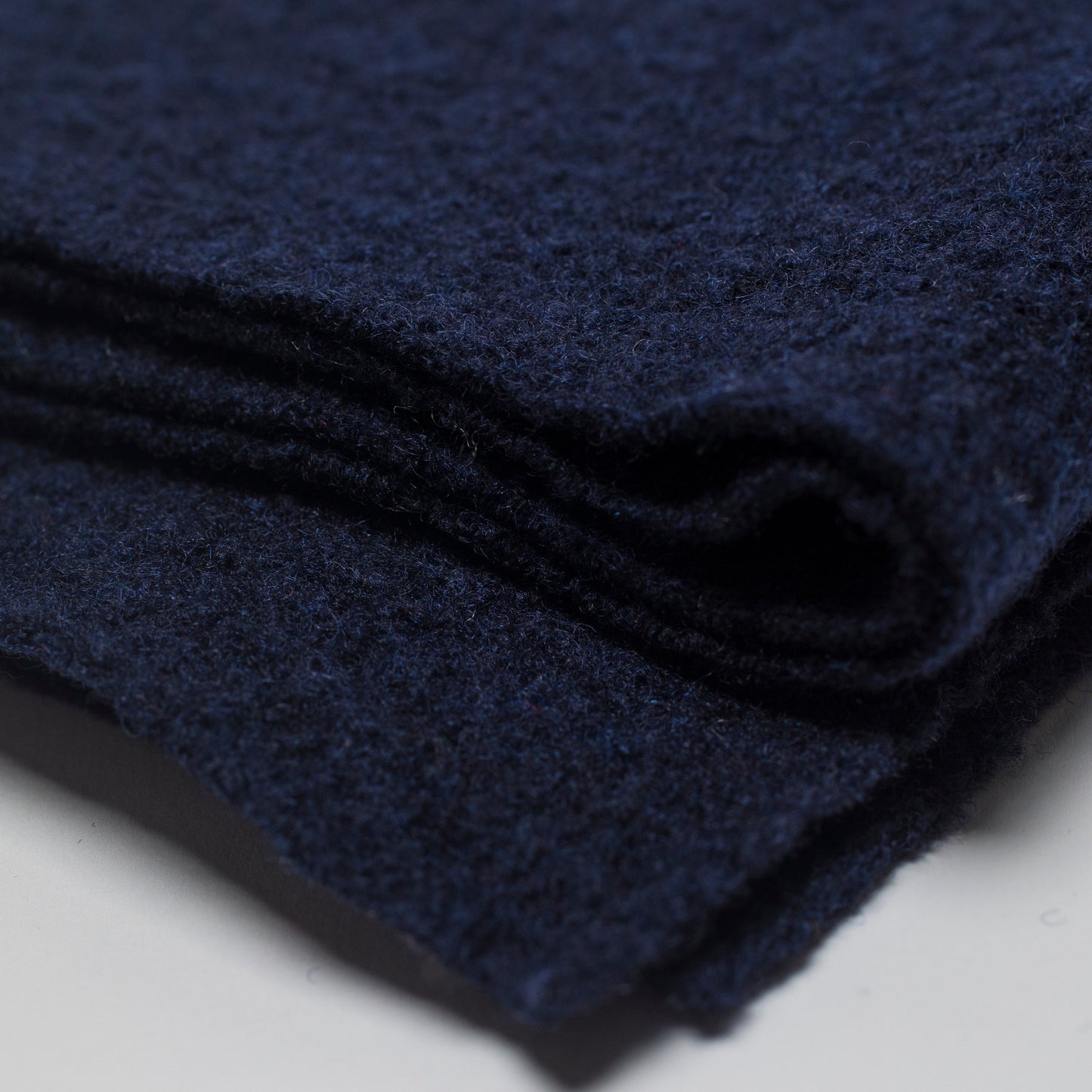 BOILED WOOL 100% MERINO 370 GSM - NAVY NAVY - 10