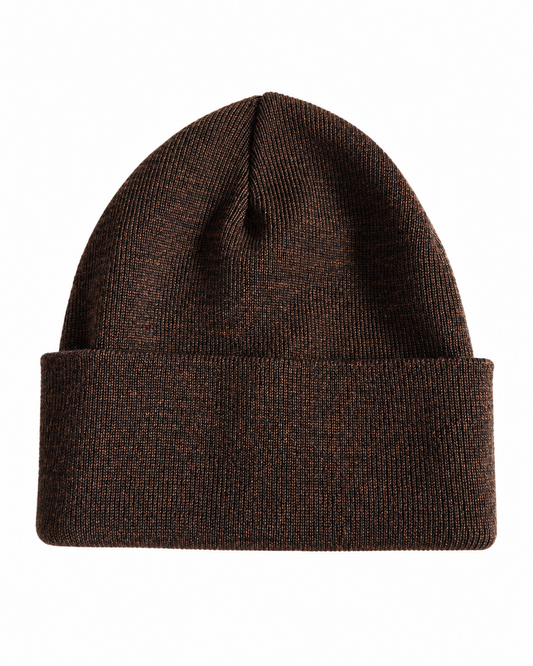 CZAPKA 100% WEŁNA MERINO - rozmiar 58 BRĄZ