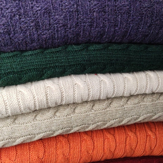 100% WOOL BRAIDED KNIT BRAID light beige