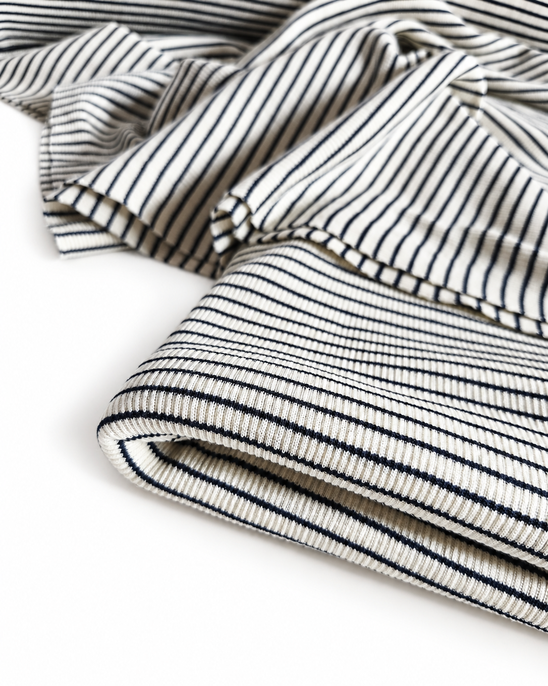 DZIANINA RIB WEŁNA MERINO JEDWAB - PASECZKI - limitowana