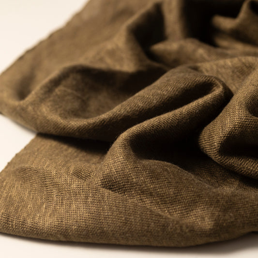 100% LINEN FABRIC - WHITE - 01