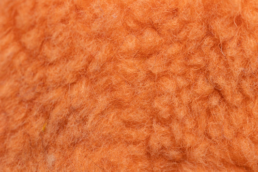 TEDDY BEAR FLEECE MERINO WOOL - BLACK MELANGE