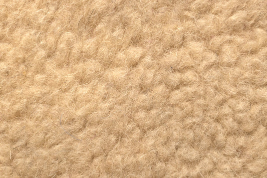 BARANEK TEDDY DZIANINA FUTERKOWA WEŁNA MERINO - BEŻ