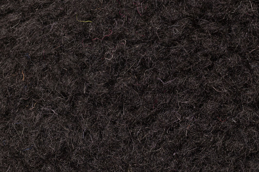 BARANEK TEDDY DZIANINA FUTERKOWA WEŁNA MERINO - CZARNY