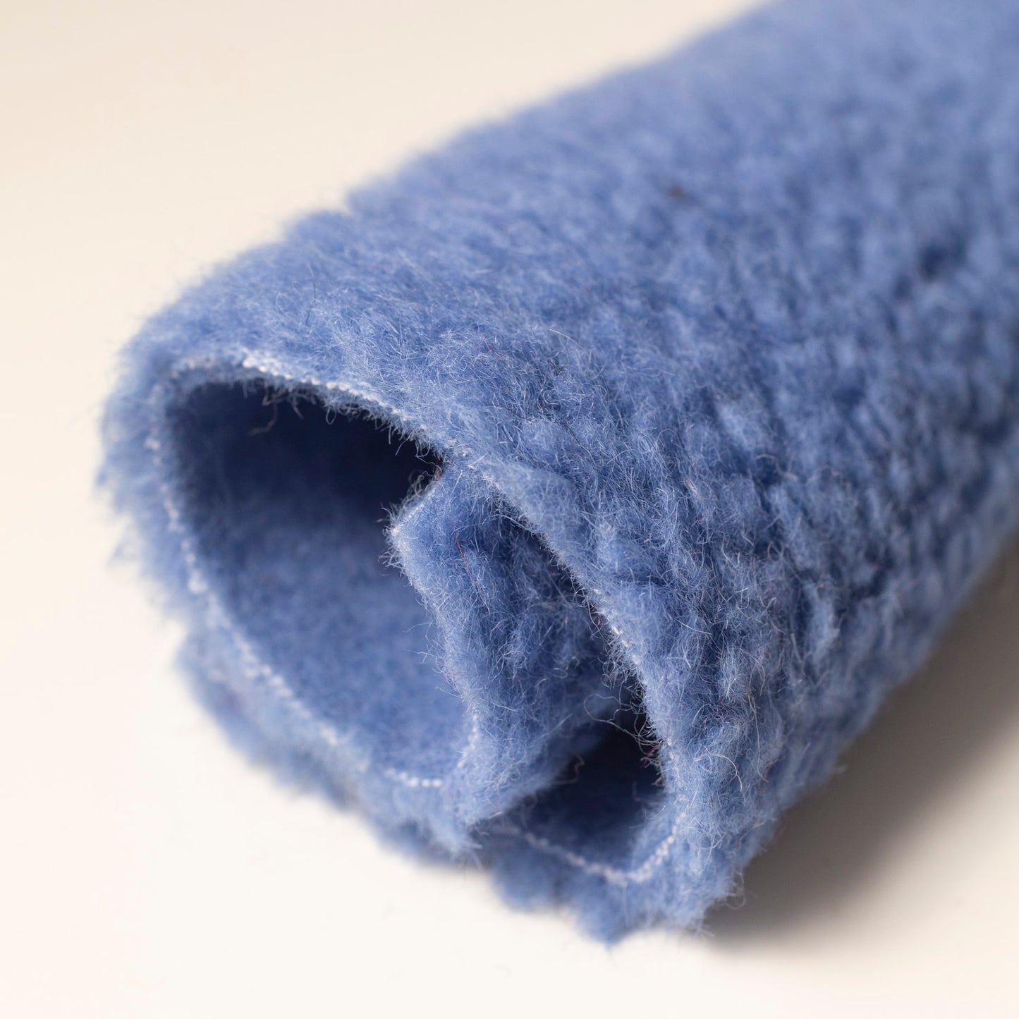 BARANEK TEDDY DZIANINA FUTERKOWA WEŁNA MERINO - NIEBIESKA