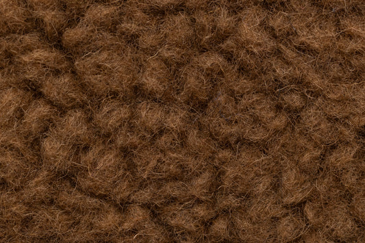 BARANEK TEDDY DZIANINA FUTERKOWA WEŁNA MERINO - CAMELLO