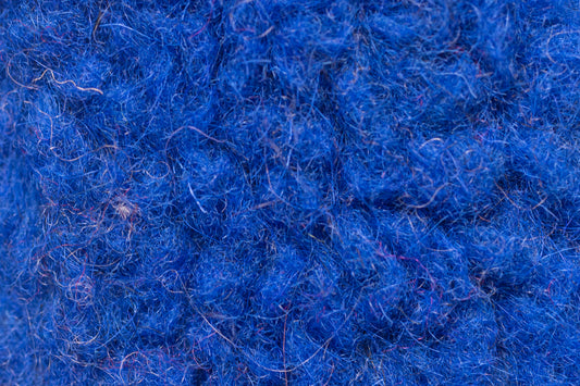 TEDDY BEAR FLEECE MERINO WOOL - CORNFLOWER