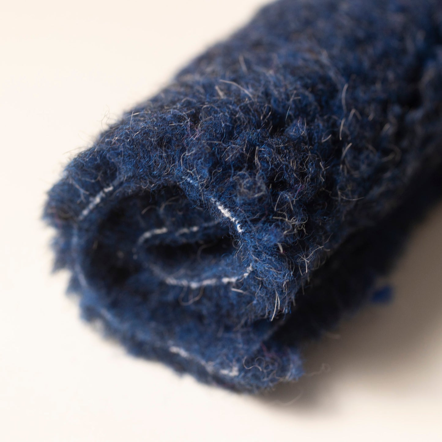 TEDDY BEAR FLEECE MERINO WOOL - NAVY
