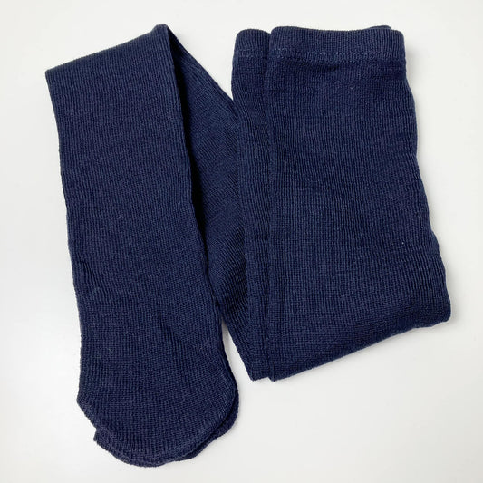 CHILDREN'S TIGHTS 100% MERINO NAVY BLUE and BLACK