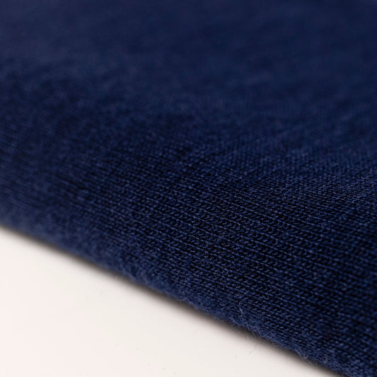 100% MERINO DZIANINA RIB METRAŻ 195 GSM NAVY GRANAT GŁADKI 25