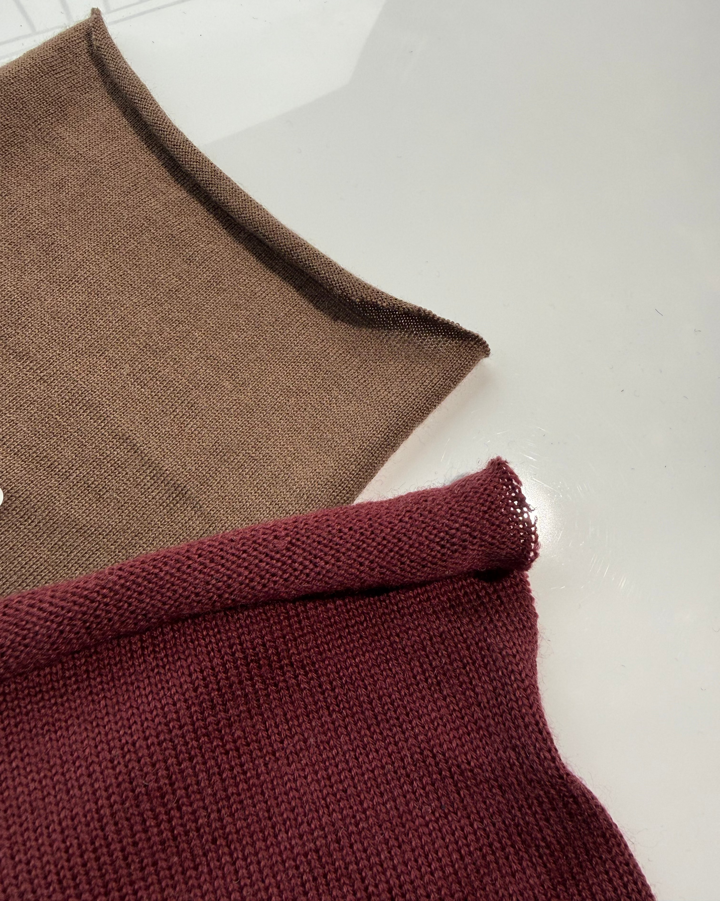 DZIANINA SWETROWA 100% WEŁNA MERINO - CZEKOLADA - nowość/limit