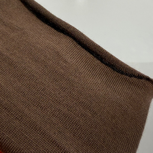 DZIANINA SWETROWA 100% WEŁNA MERINO - CZEKOLADA - nowość/limit