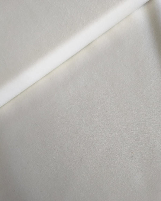 100% WEŁNA MERINO EXTRAFINE - TKANINA FLANELA - śmietankowa 47