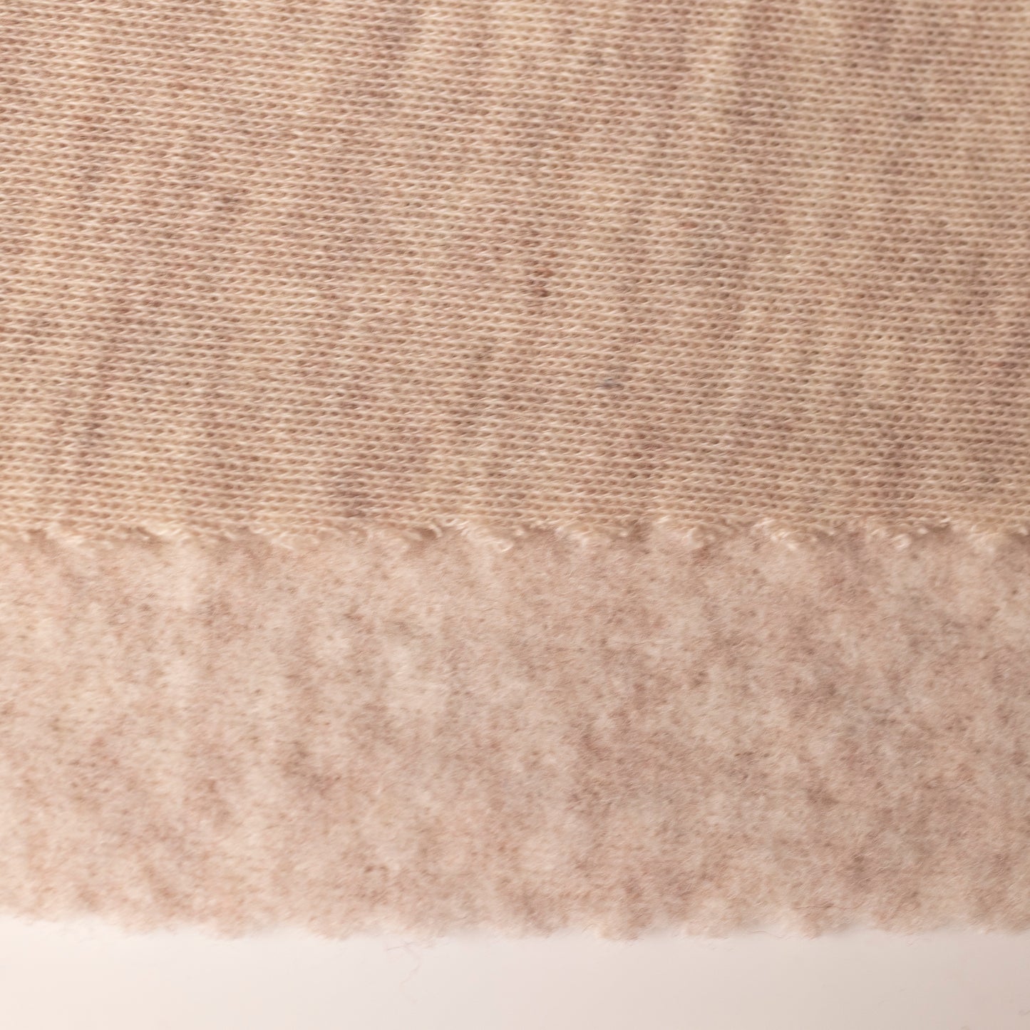 DZIANINA ŚCIĄGACZ 100% WEŁNA MERINO INTERLOCK - LIGHT BEIGE