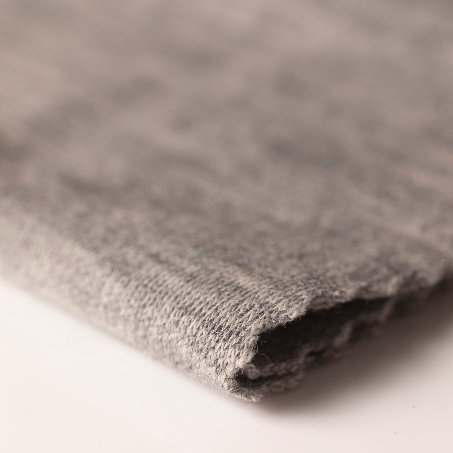 DZIANINA ŚCIĄGACZ 100% WEŁNA MERINO INTERLOCK - GREY