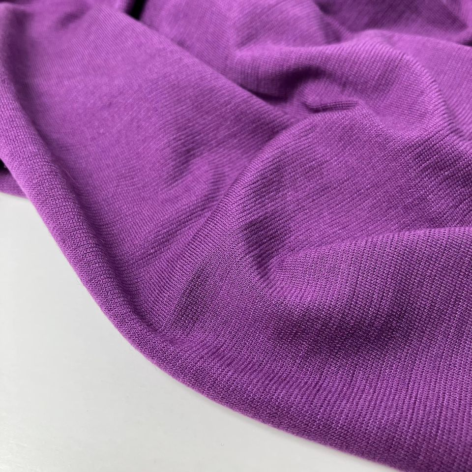 DZIANINA SINGLE JERSEY MERINO TENCEL - PURPURA - 50