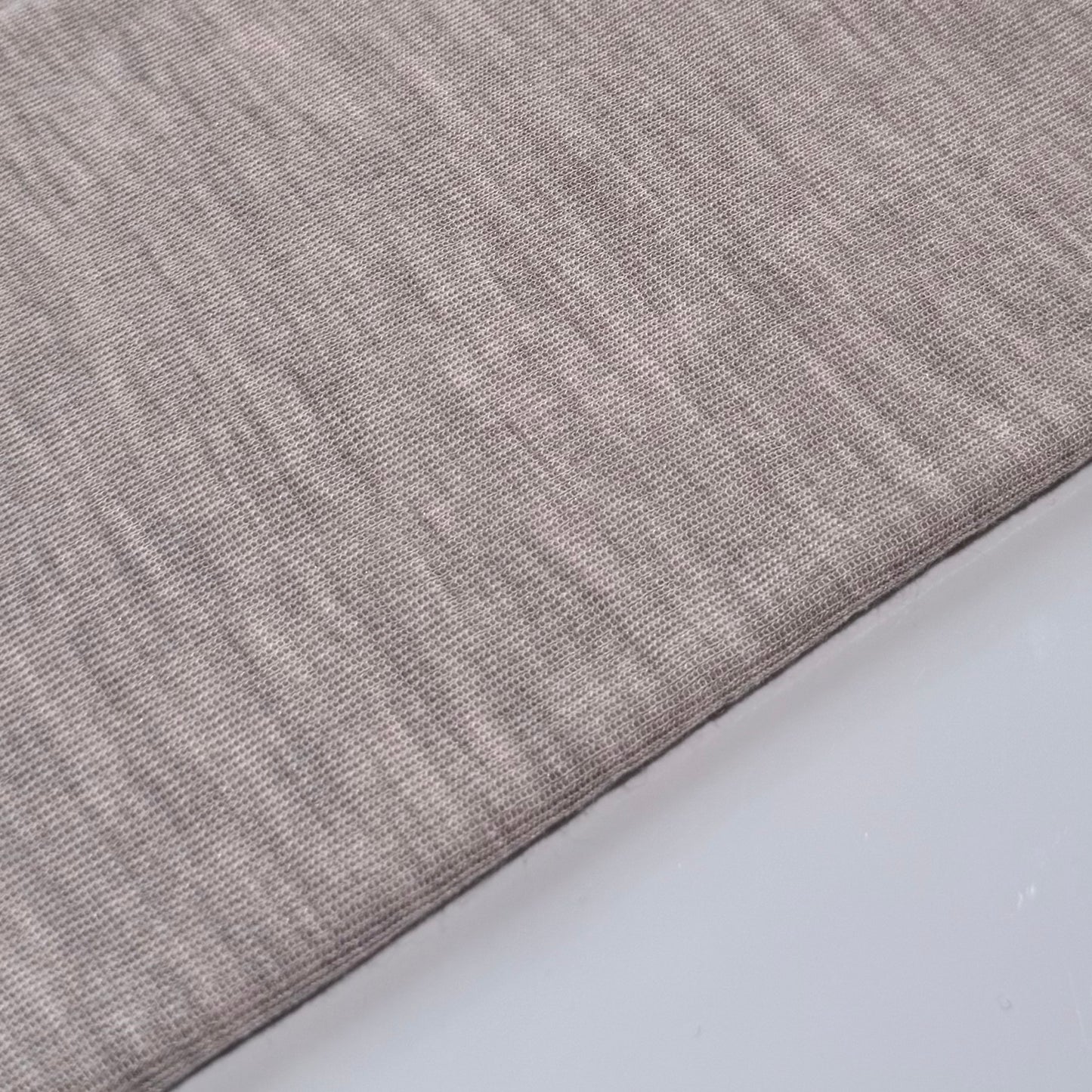 MERINO SILK RIB KNIT FABRIC OFF WHITE CREAM