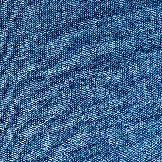 SINGLE JERSEY 70% MERINO 30% JEDWAB GOTS 235 GSM - BLUE NAVY - nowość