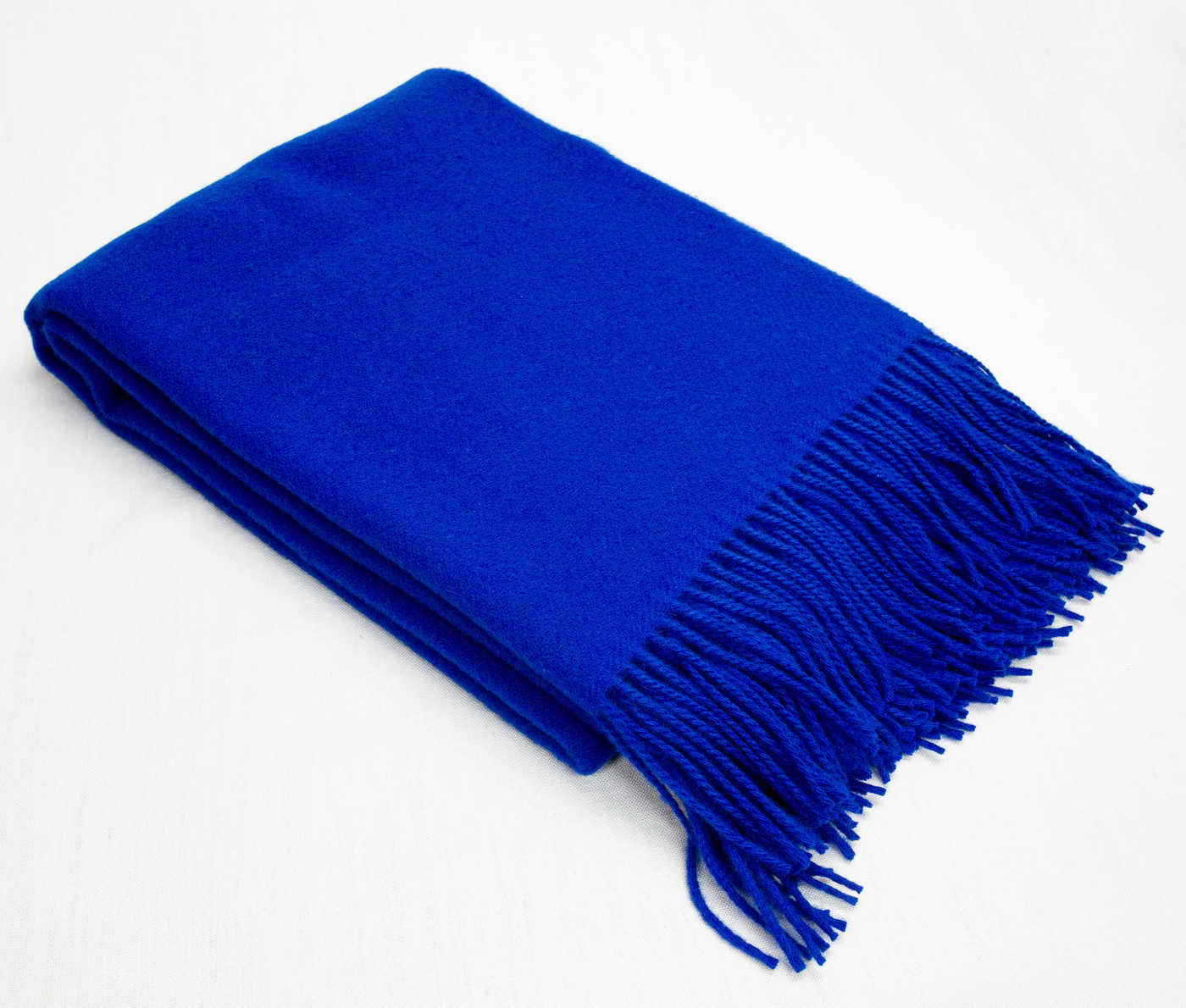 KOC 200x140cm / 100% WEŁNA MERINO - cobalt