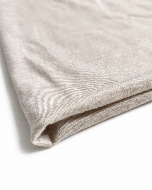 70% MERINO 30% JEDWAB - SINGLE JERSEY - TAUPE
