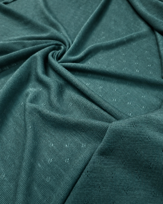 AŻUR RIB GOTS 100% MERINO  - SZAŁWIA - nowość