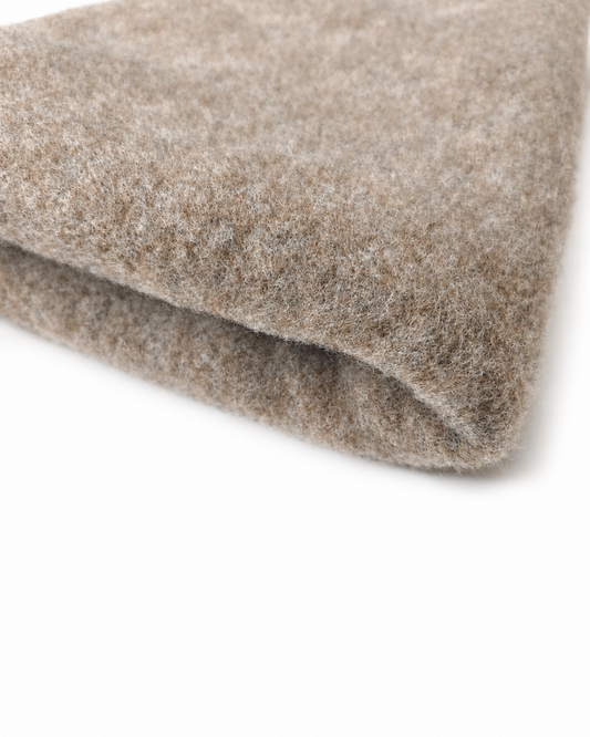 POLAR Z GOTS 100% MERINO 300 GSM - BEIGE MELIERT 100